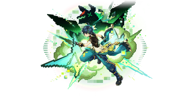 Kinich's gacha art