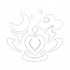Moonsign Benediction: Moonlight, Lent Unto You Icon