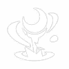 Moonsign Benediction: The Coursing Sun and Moon Icon